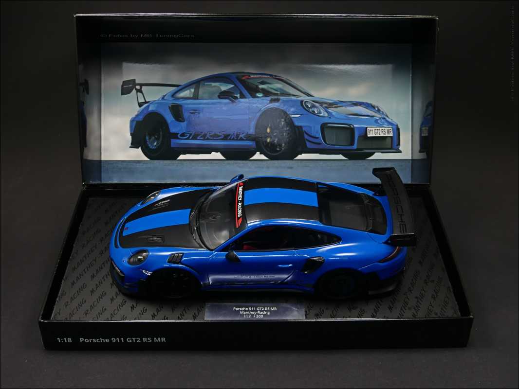 1:18 Porsche 911 [991.2] GT2 RS MR Manthey Racing blau- schwarz Collector Edition